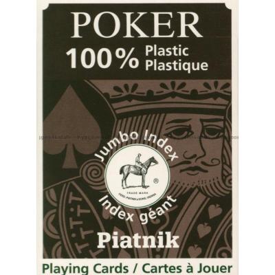 Pokerkort: Brun - Från Piatnik
