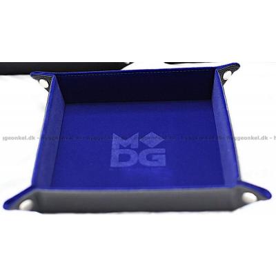 Tärningsbricka: Blå - Konstläder