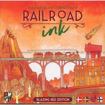 Railroad Ink: Blazing Red - Svenska