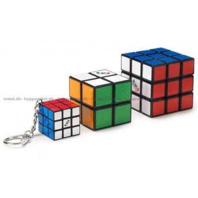 Rubiks kub: 3x3 - 2x2 + nyckelring