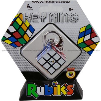 Bild av Rubiks kub: 3x3 nyckelring sett uppifrån