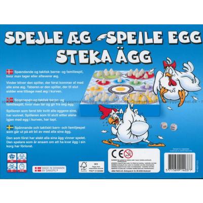 Baksidan på lådan