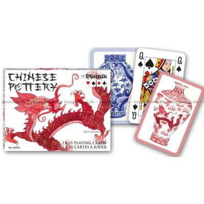 Bild av Spelkort: Chinese Pottery - 2 set