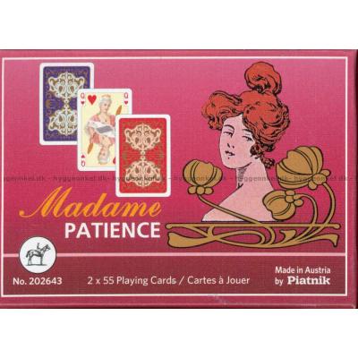 Spelkort: Patiens - Madame Patience