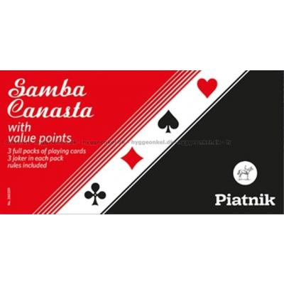 Spelkort: Samba Canasta with value points