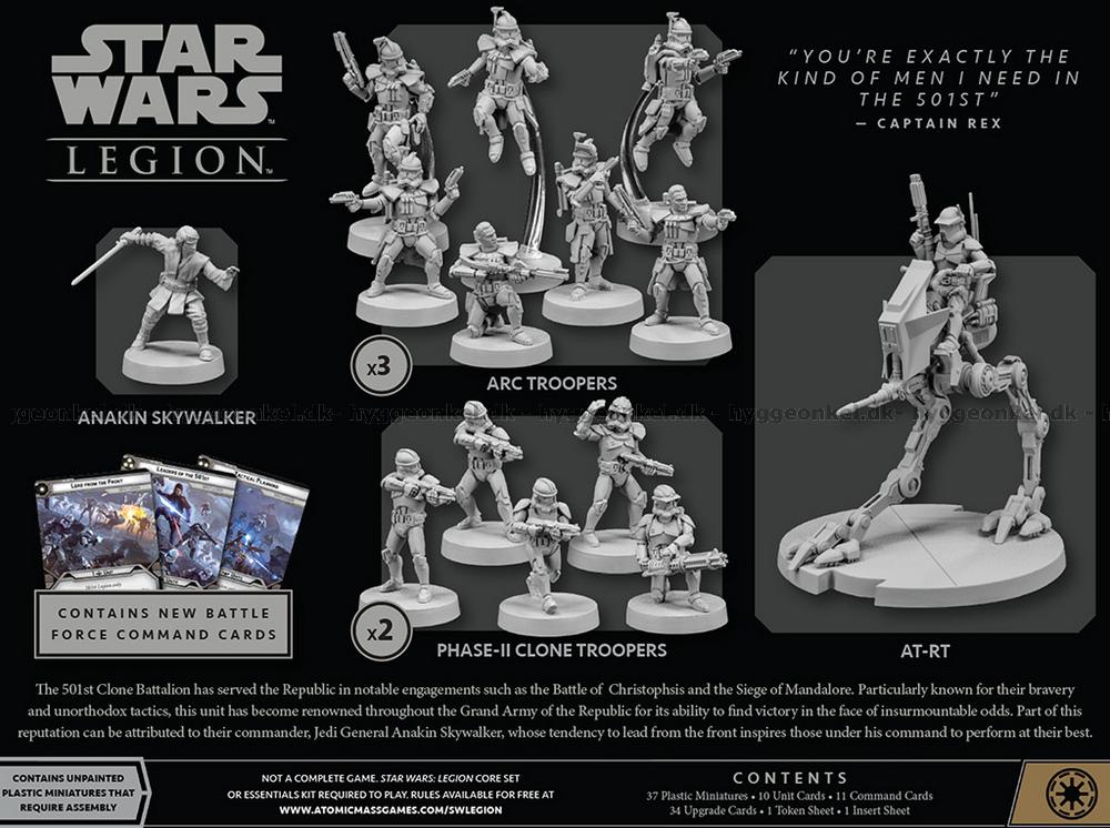Köp Star Wars Legion 501st Legion billigt. 841333117641 UDGÅET!!!