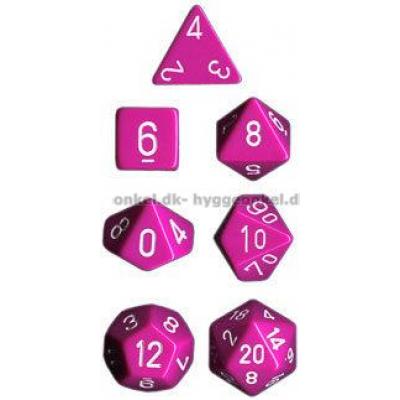 Bild av Tärningar: Set med 7 olika (Light Purple)