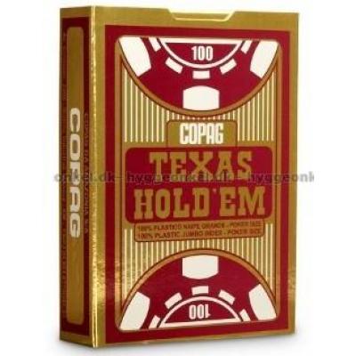 Texas Holdem pokerkort - Röda