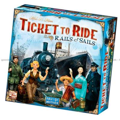 Ticket to Ride: Rails & Sails - Engelska
