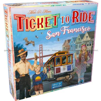 Ticket to Ride: San Francisco - Engelska