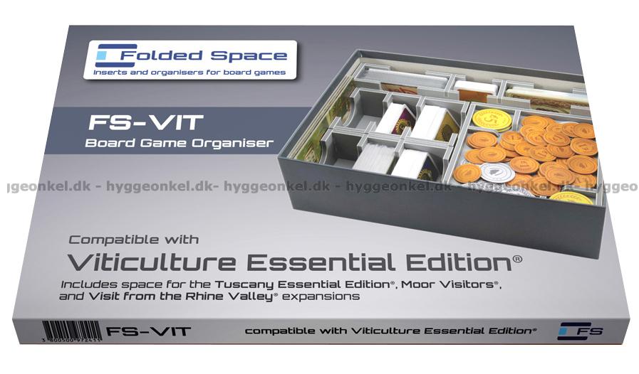 Folded Space Board Game Accessory Insert for Viticulture Essential Ed New 
