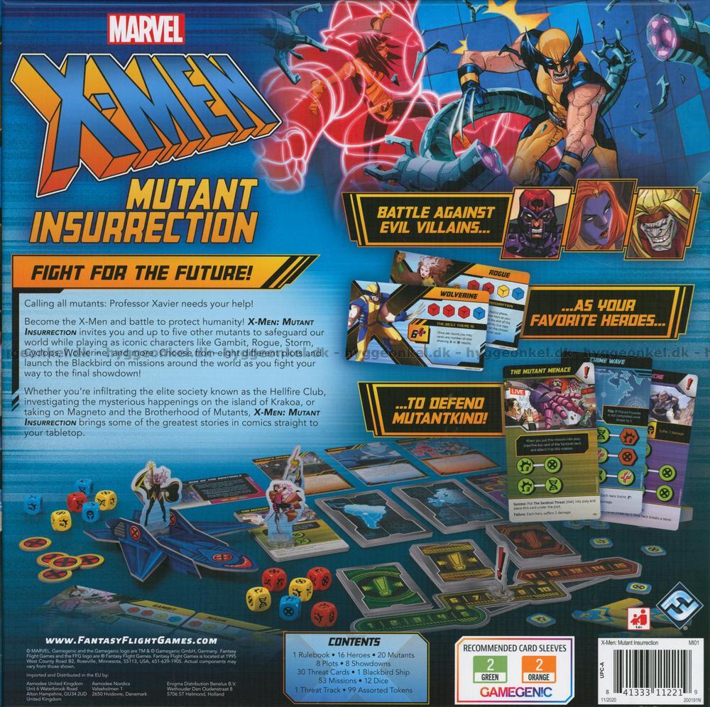 XMen Mutant Insurrection → Köp billigt här! 841333112219 UDGÅET!!!